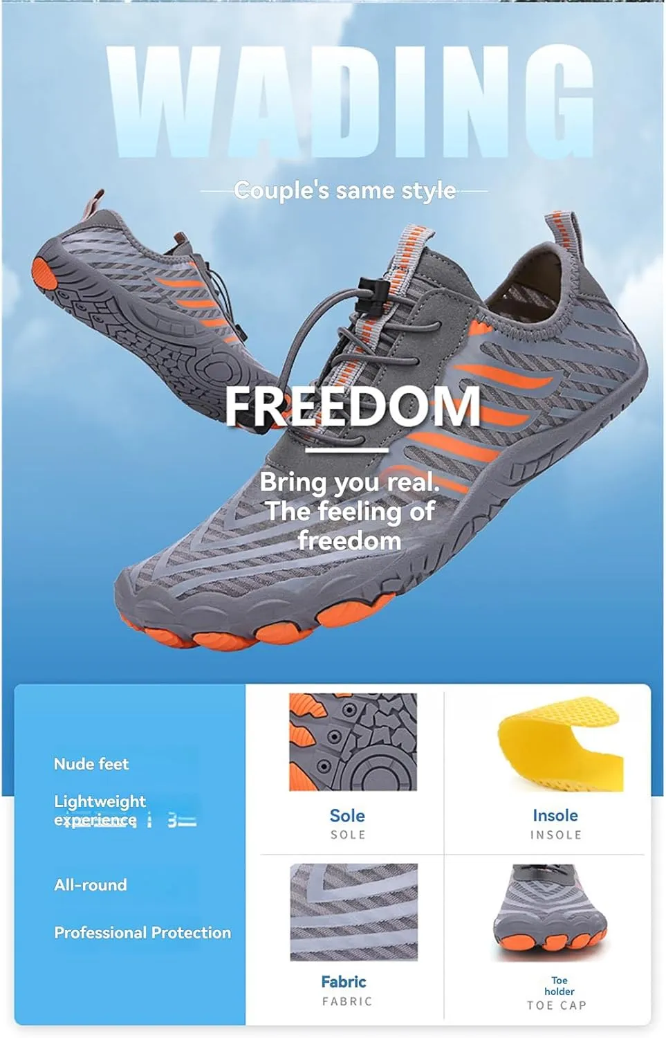 Hike Barefoot Shoes for Women Men, Pro Barefoot Shoes with Wide Toe Box, Healthy & Non-Slip Athletic Hiking Walking Barefoot Shoe Unisex Minimalist Athletic Footwear, Walking, Running, Hiking