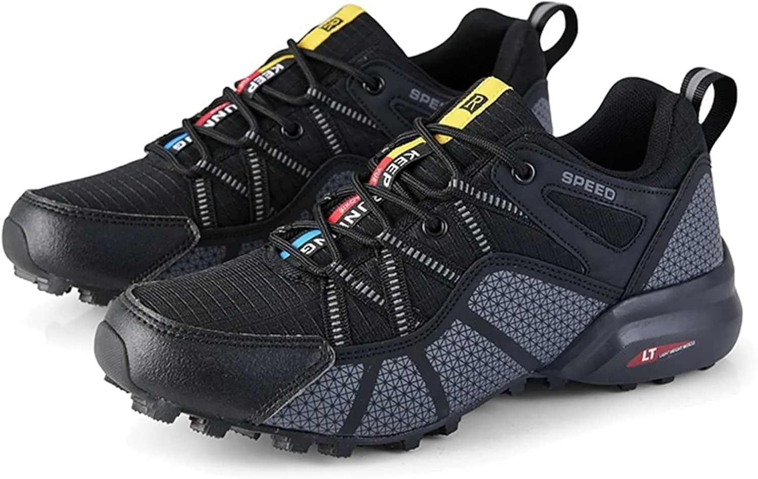 Hike Barefoot Shoes Men, Wide Toe Box Zero Drop Footwear Lightweight Hike Shoe Non-Slip Grounded Shoes for Trekking Trails Outdoor Work