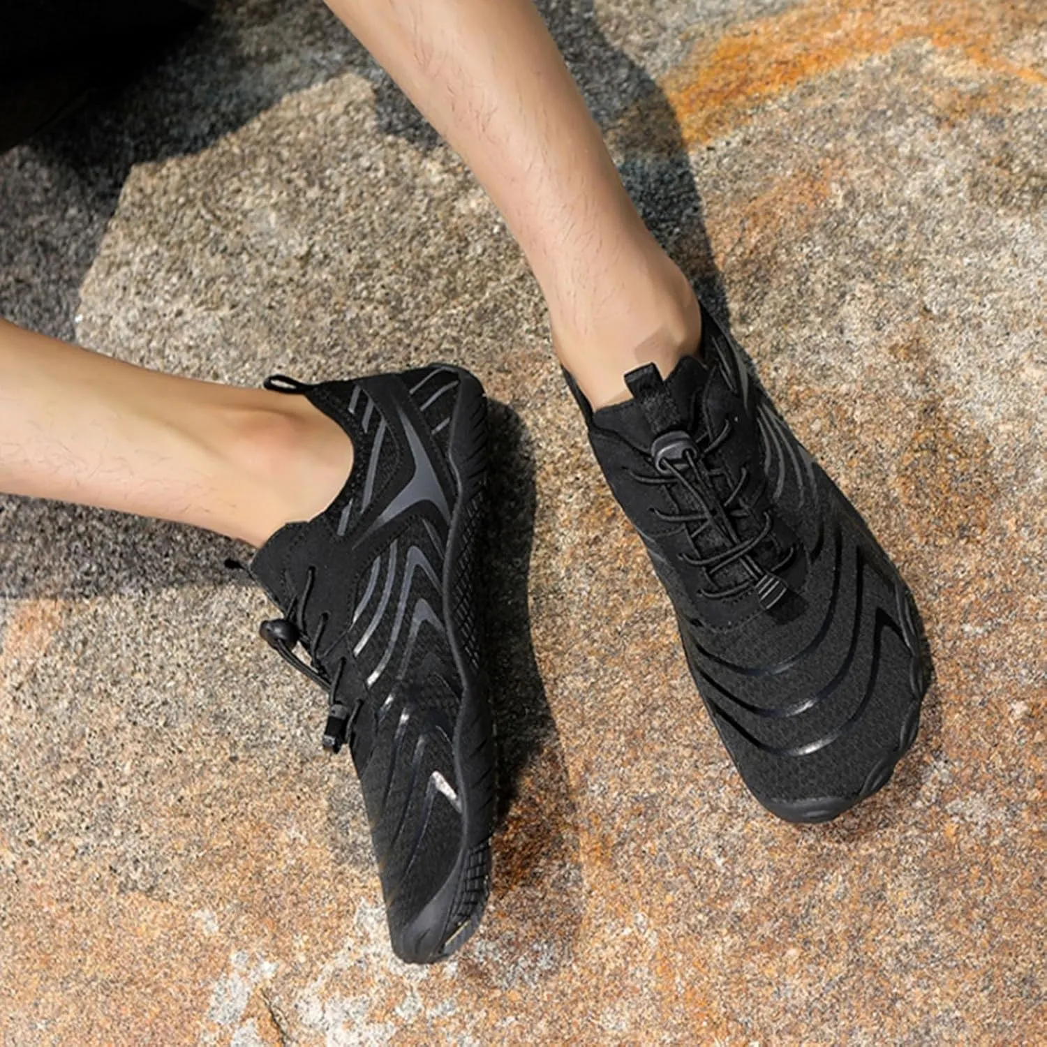 Hiking Barefoot Shoes Women Men Minimalist Wide Toe Box Footwear Athletic Fashion Sneakers Breathable Quick Lace