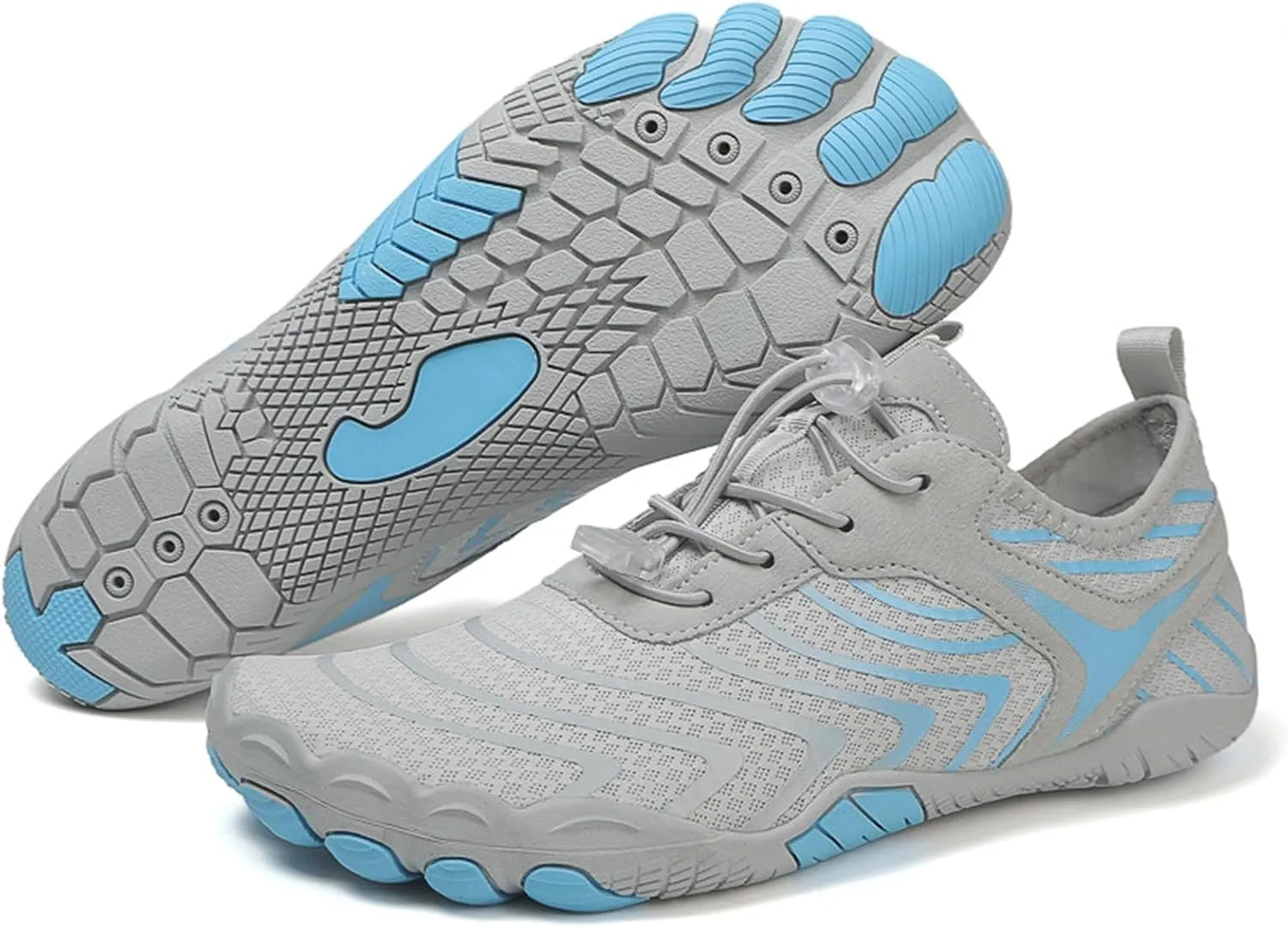 Hiking Barefoot Shoes Women Men Minimalist Wide Toe Box Footwear Athletic Fashion Sneakers Breathable Quick Lace