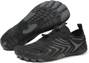 Hiking Barefoot Shoes Women Men Minimalist Wide Toe Box Footwear Athletic Fashion Sneakers Breathable Quick Lace