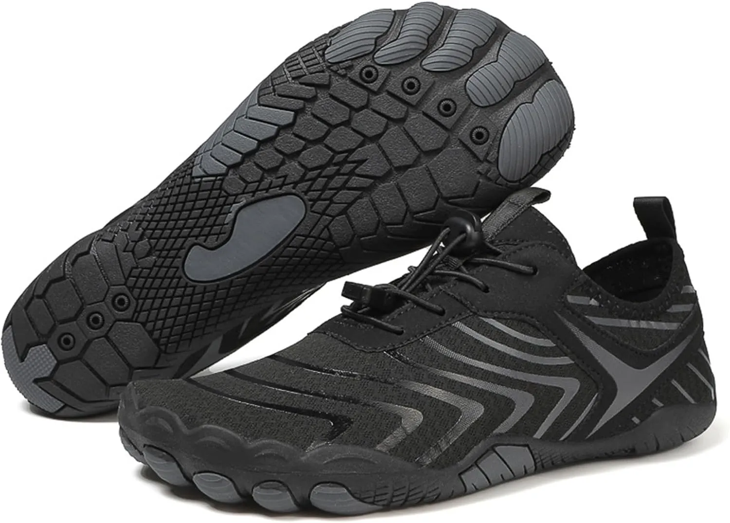 Hiking Barefoot Shoes Women Men Minimalist Wide Toe Box Footwear Athletic Fashion Sneakers Breathable Quick Lace