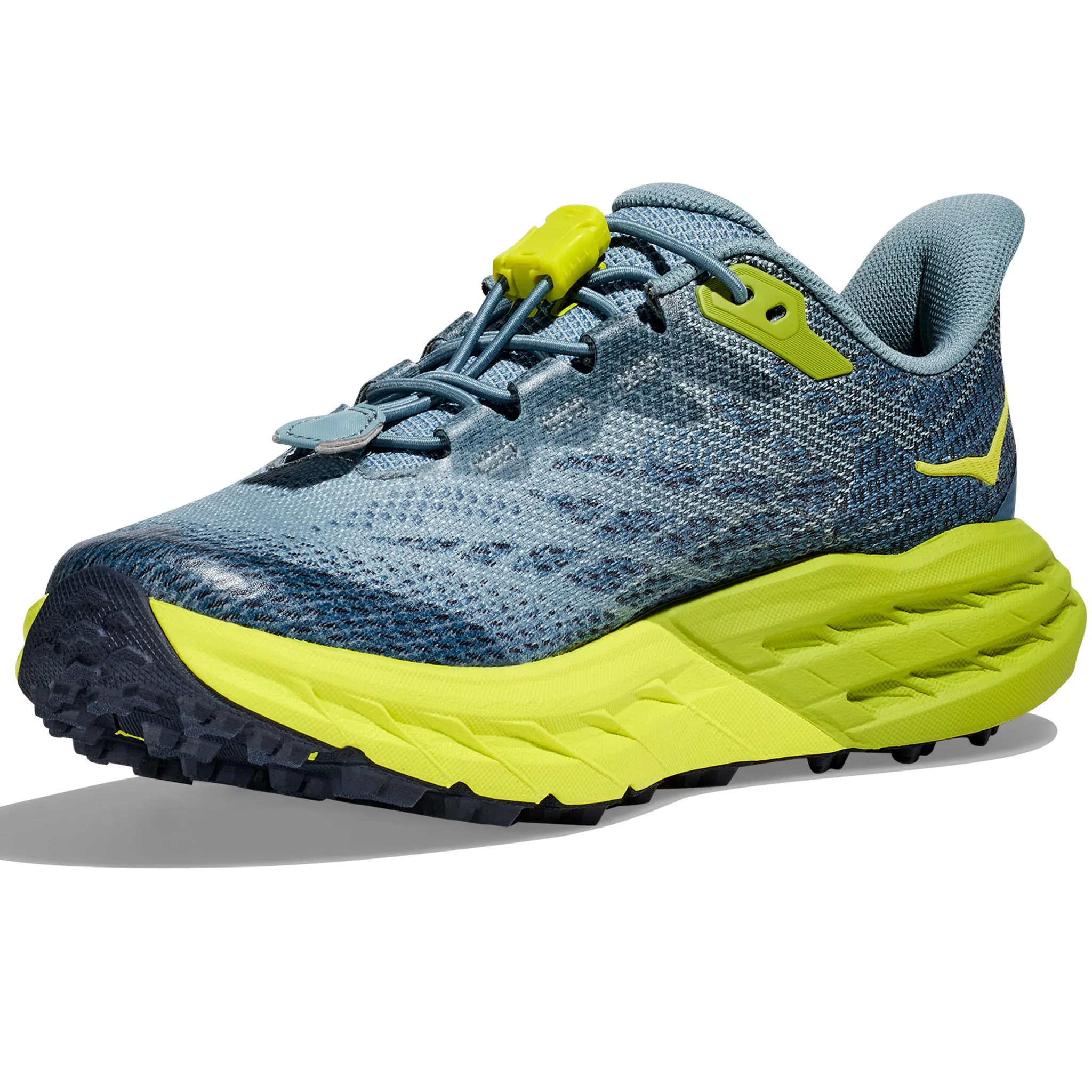 Hoka Speedgoat 5 Youth Stone Blue/Dark Citron
