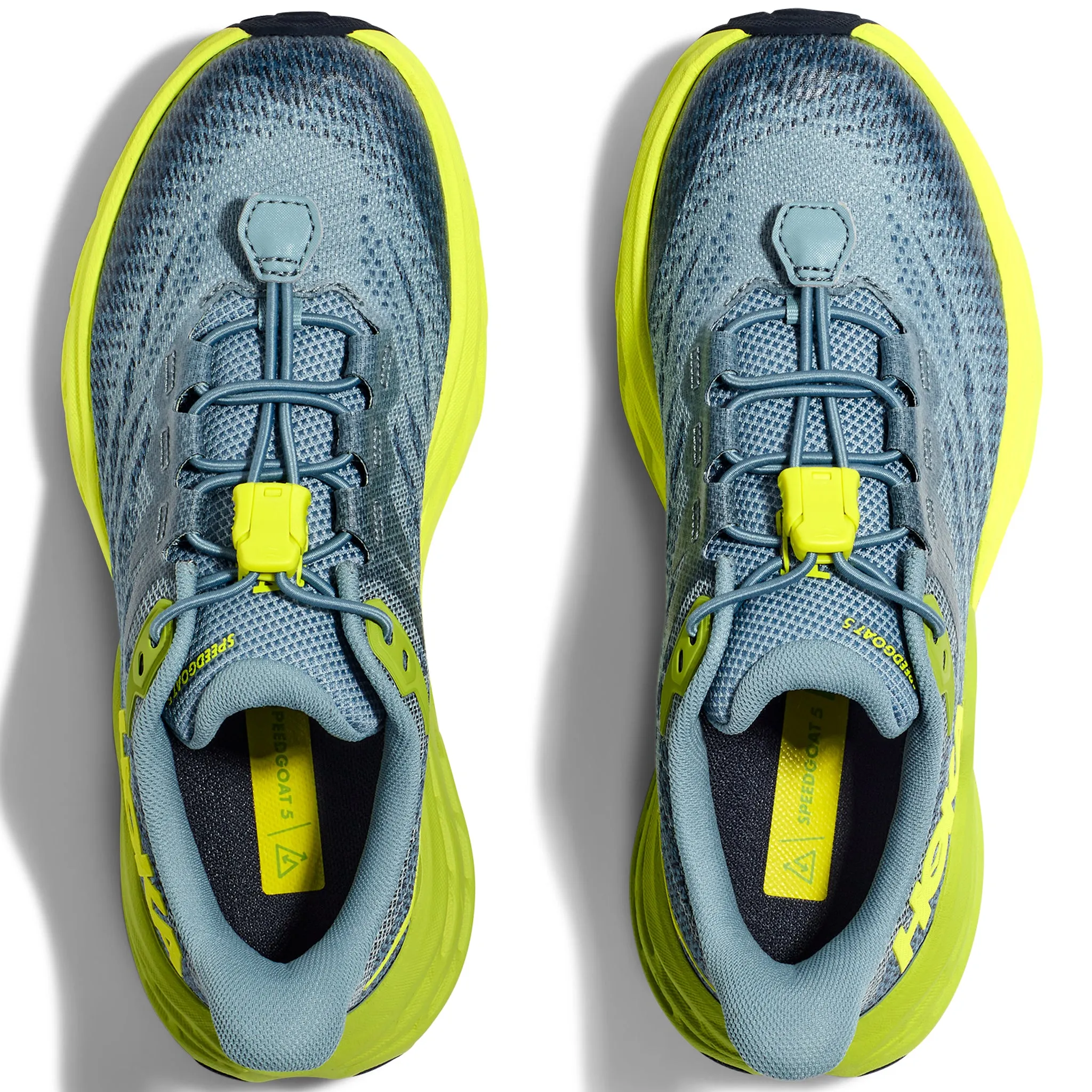 Hoka Speedgoat 5 Youth Stone Blue/Dark Citron