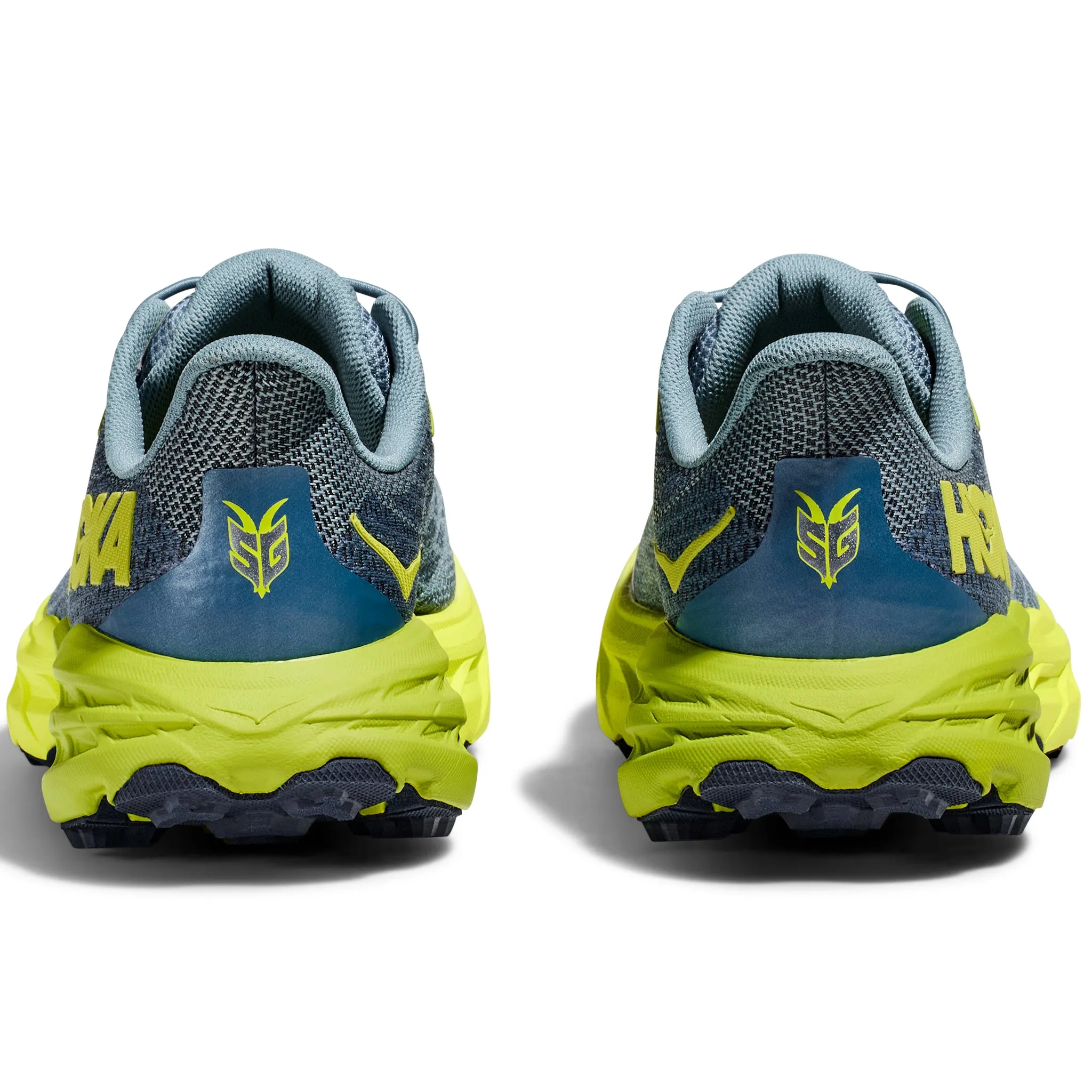 Hoka Speedgoat 5 Youth Stone Blue/Dark Citron