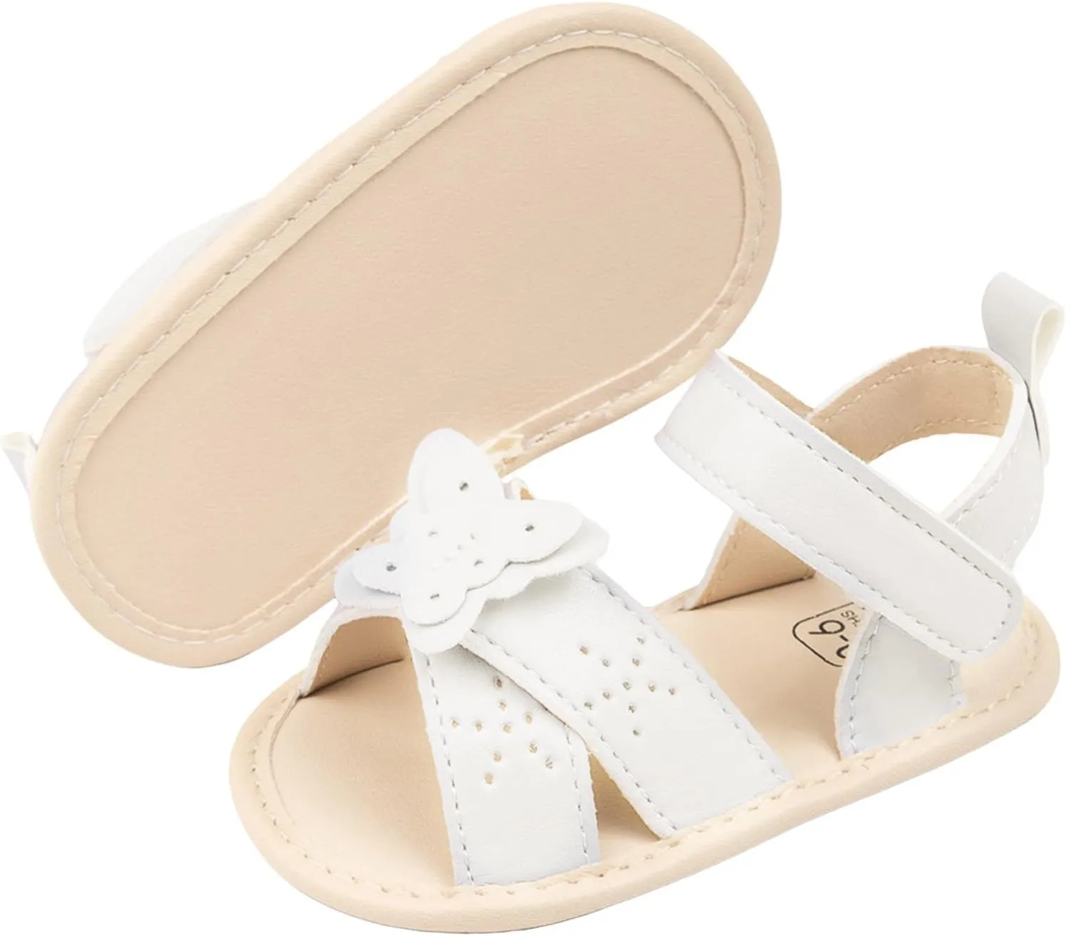 Infant Baby Girls Sandals Non Slip Soft Sole T Strap Flip Flops Toddler First Crib Dress Shoes Infant Sandals Boys