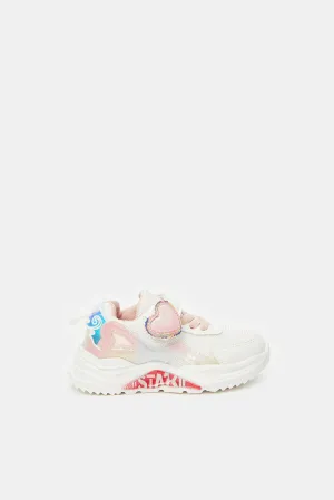 Infant Girls White Multi Piece Trainers