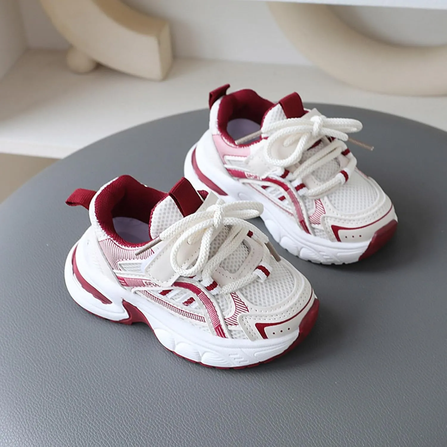 IWIHMIV Boy Shoes Kids Sneakers Kids Tennis Shoes Toddler Slip On Shoes Running Shoes Athletic Sports Shoes for Boys Girls