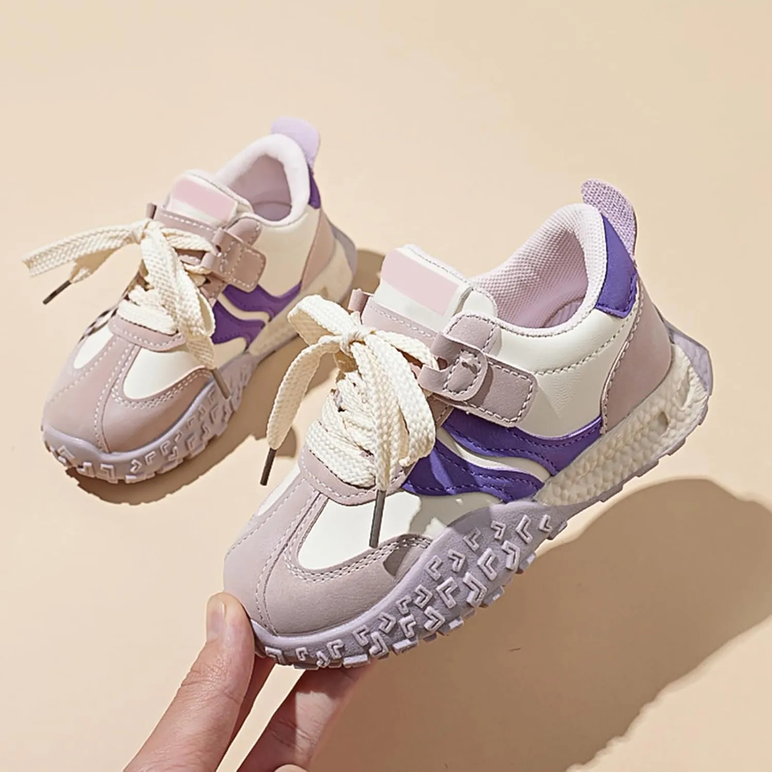IWIHMIV Girls' Athletic Shoes Toddler Boy Tennis Shoes Boys Girls Sneakers Sports Shoes Lightweight Kids Fashion Casual Shoes