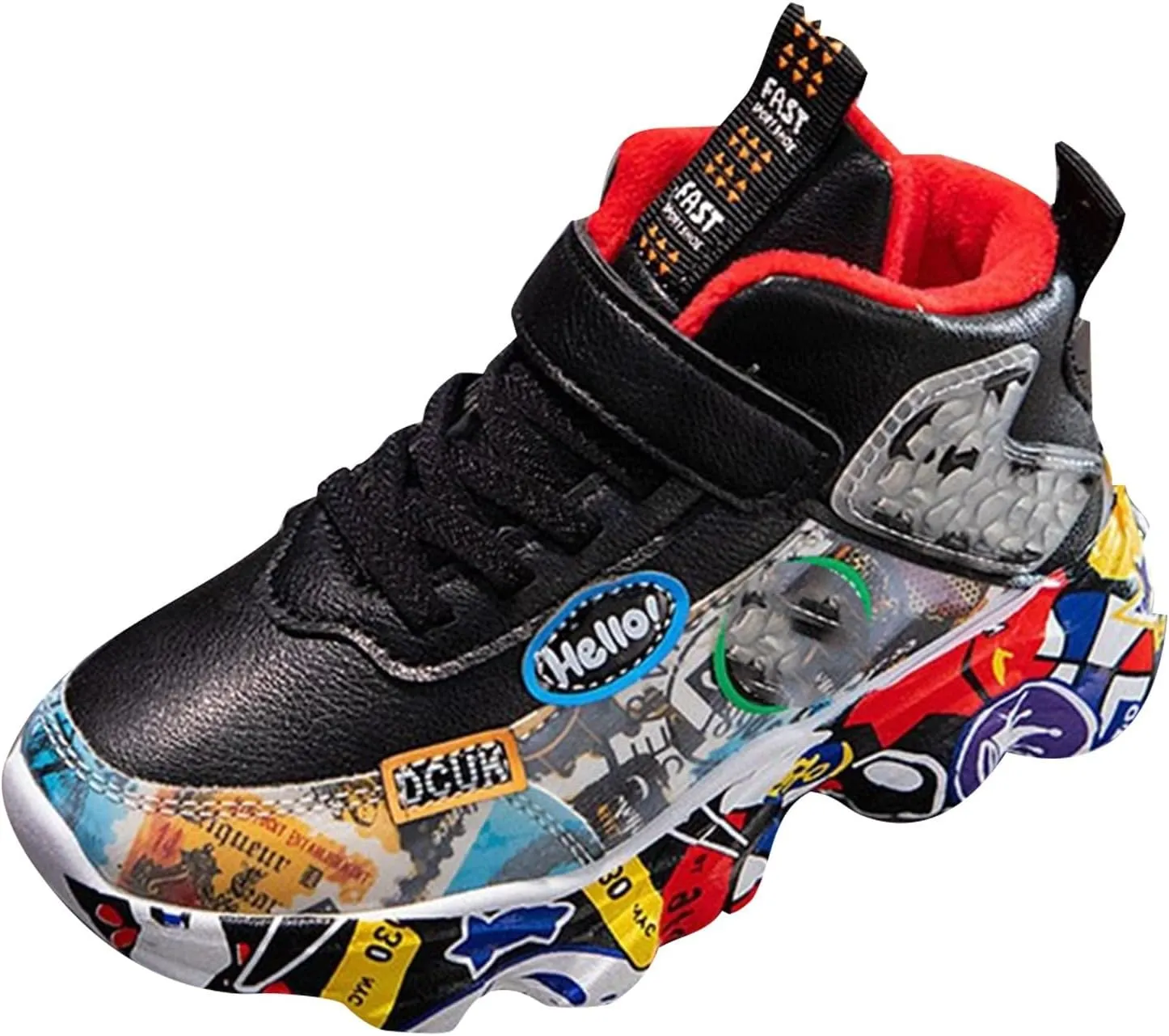 IWIHMIV Toddler Walking Shoes Boy Sneakers Running Shoes Casual Breathable Kids Slip on Tennis Sneakers