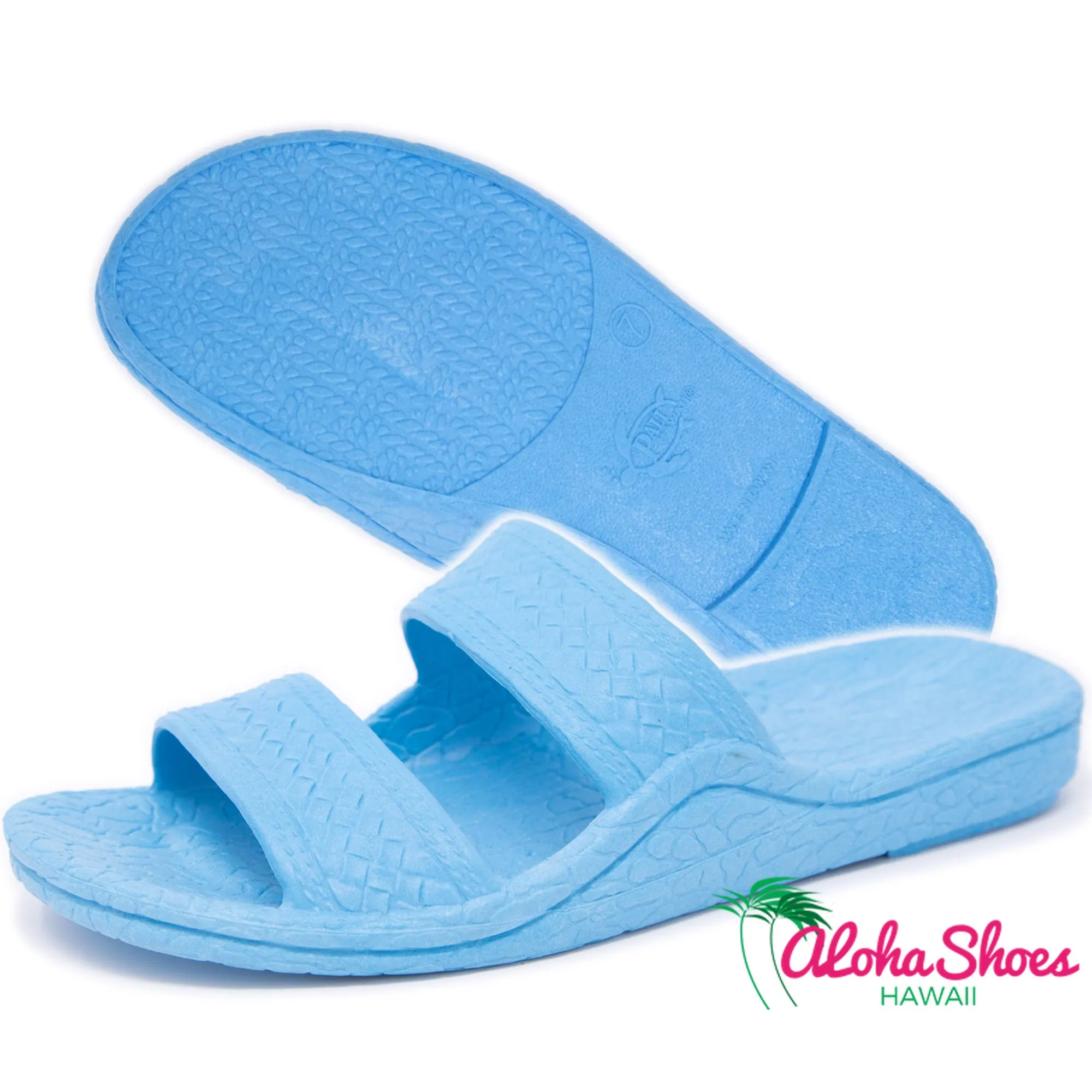 Jandals Sky Blue Pali Hawaii | Waterproof Slide Sandals