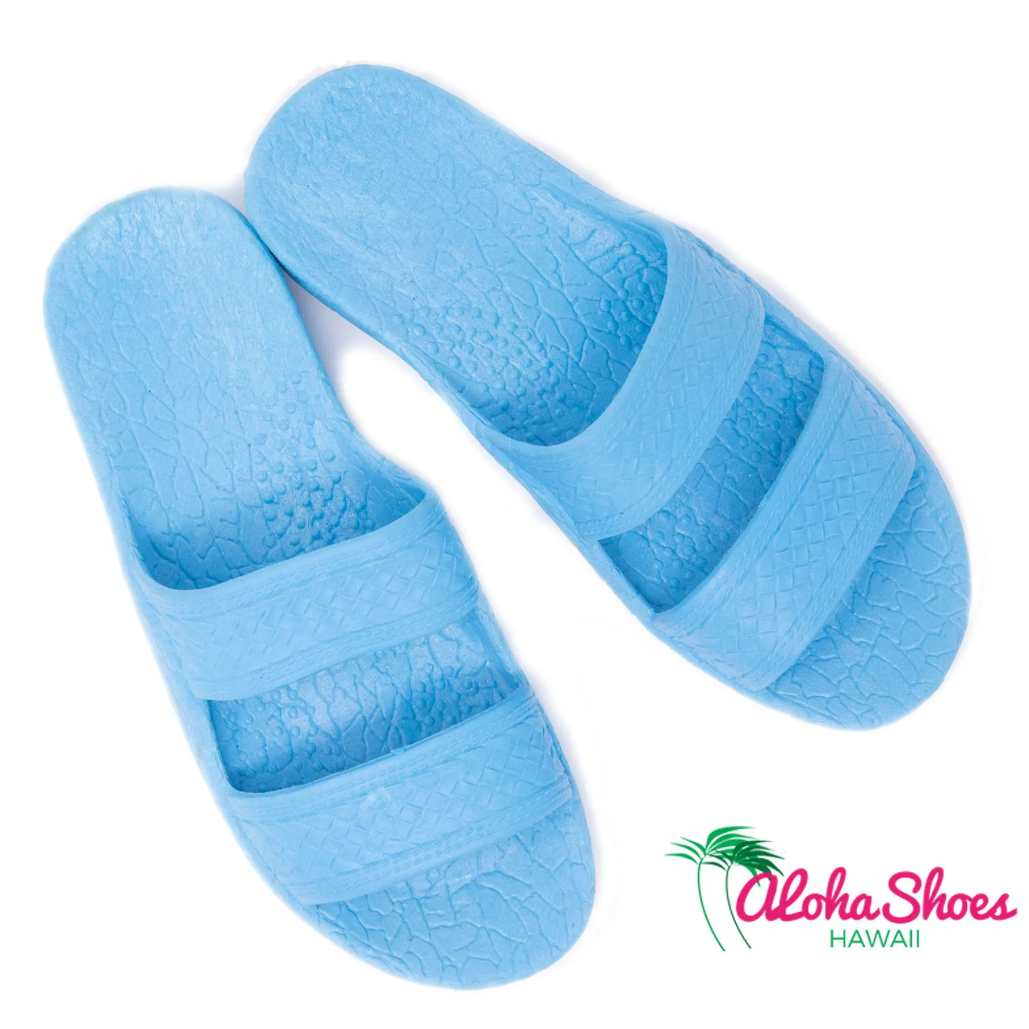 Jandals Sky Blue Pali Hawaii | Waterproof Slide Sandals