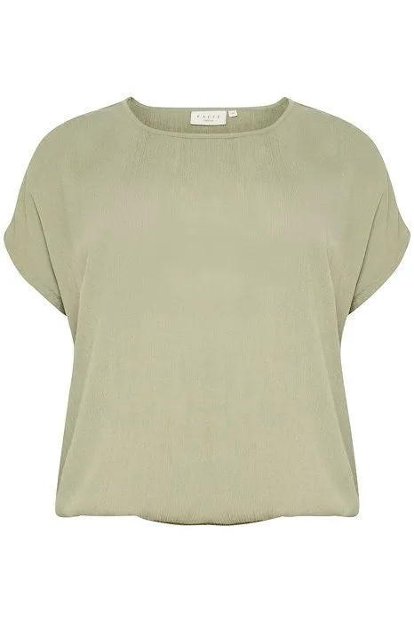 Kaffe Curve Stanley Blouse in Light Green