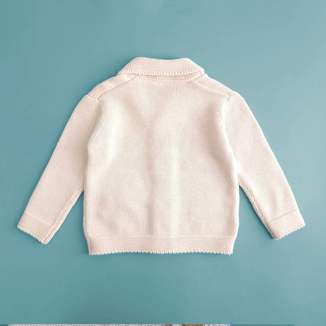 Keebee Organic Cotton Embroidered Sunshine Cardigan