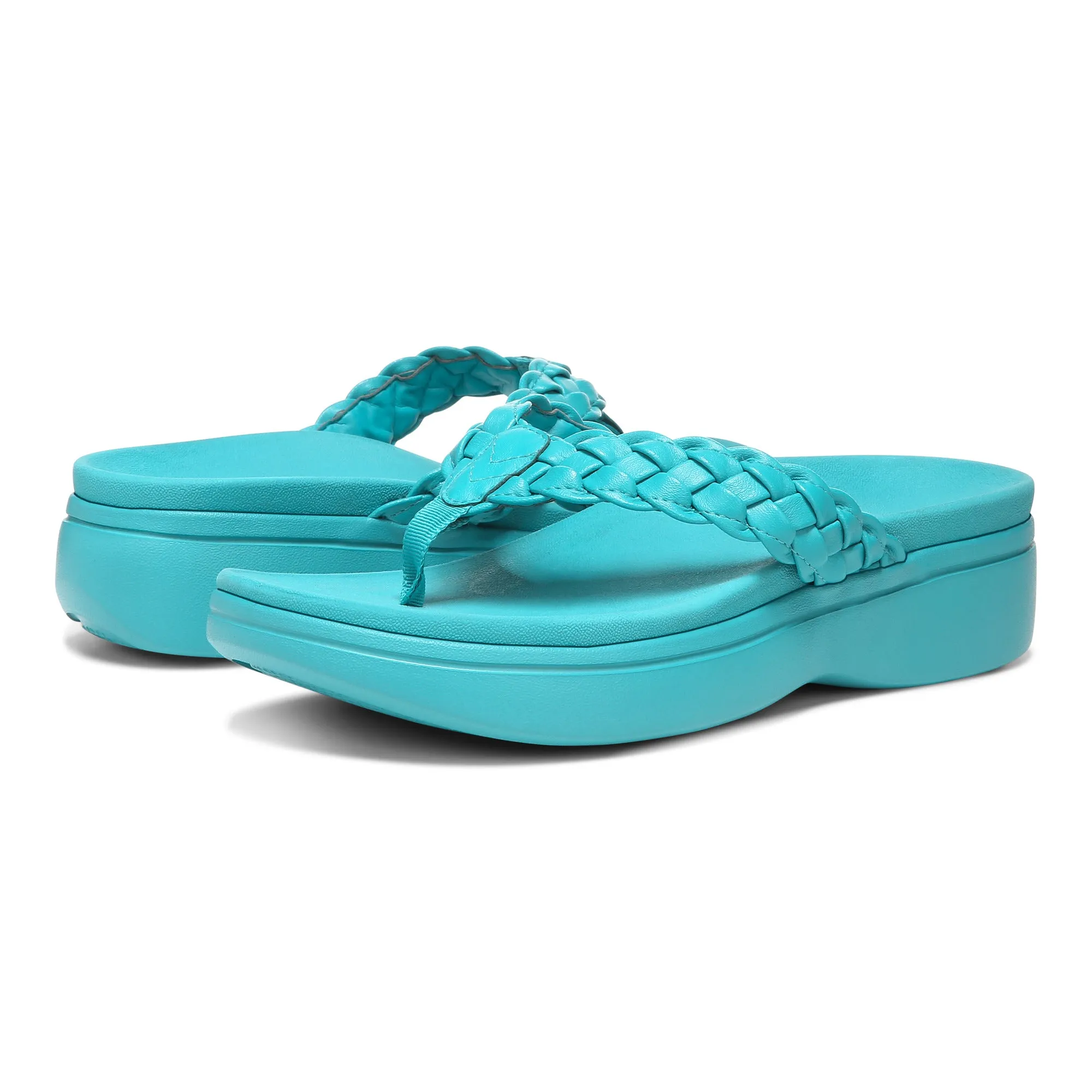 Kenji Platform Sandal - Lake Blue LAST ONE SIZE 8