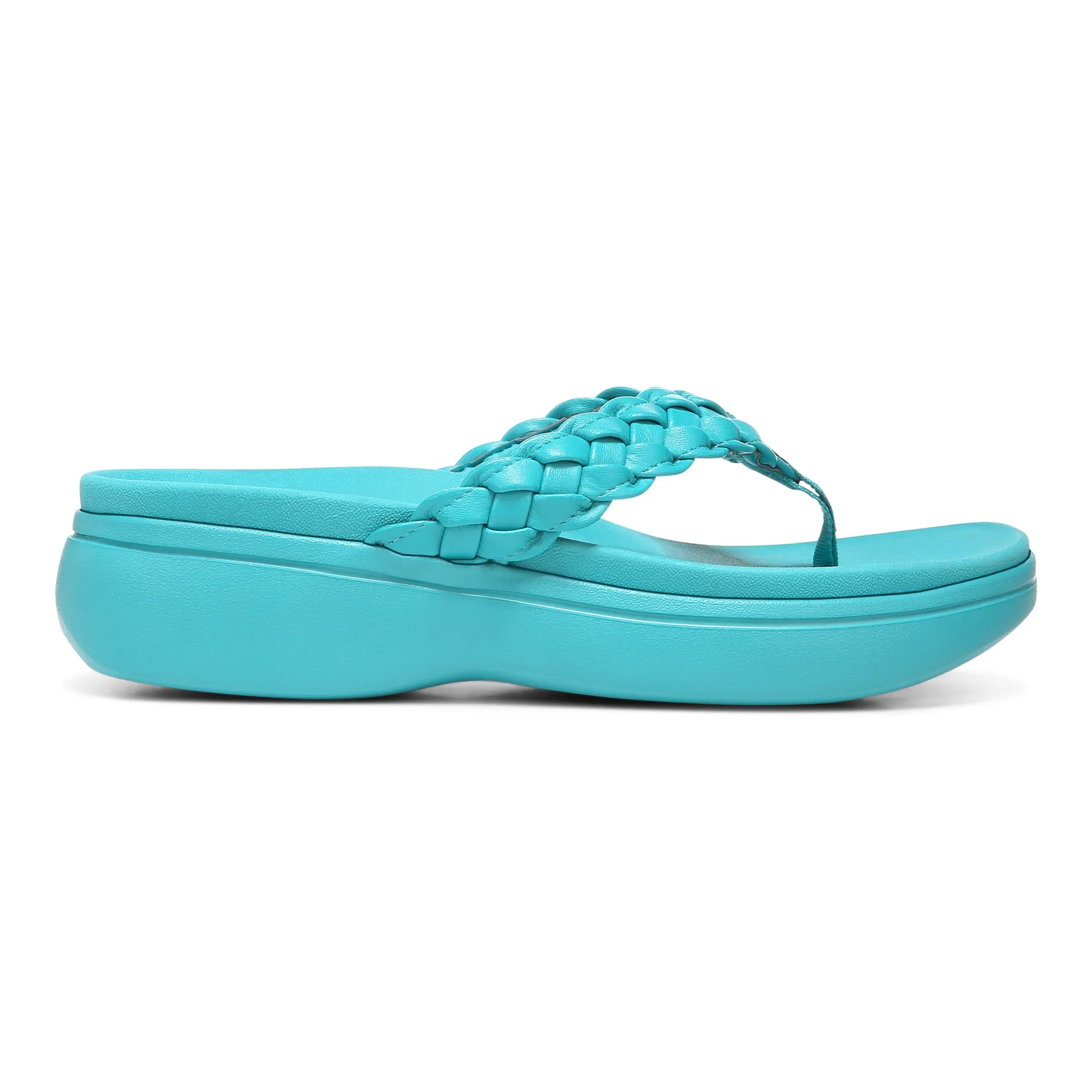 Kenji Platform Sandal - Lake Blue LAST ONE SIZE 8