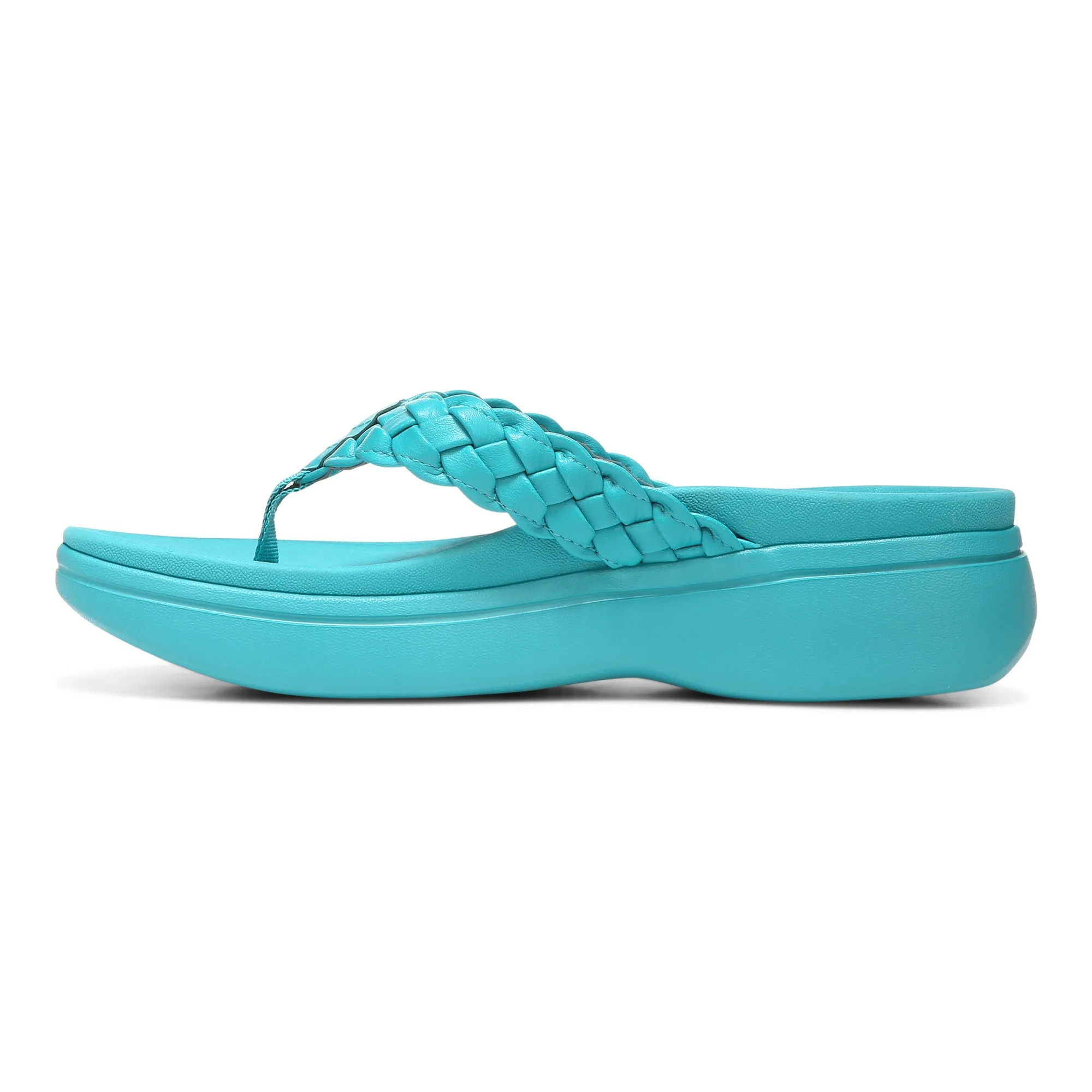 Kenji Platform Sandal - Lake Blue LAST ONE SIZE 8