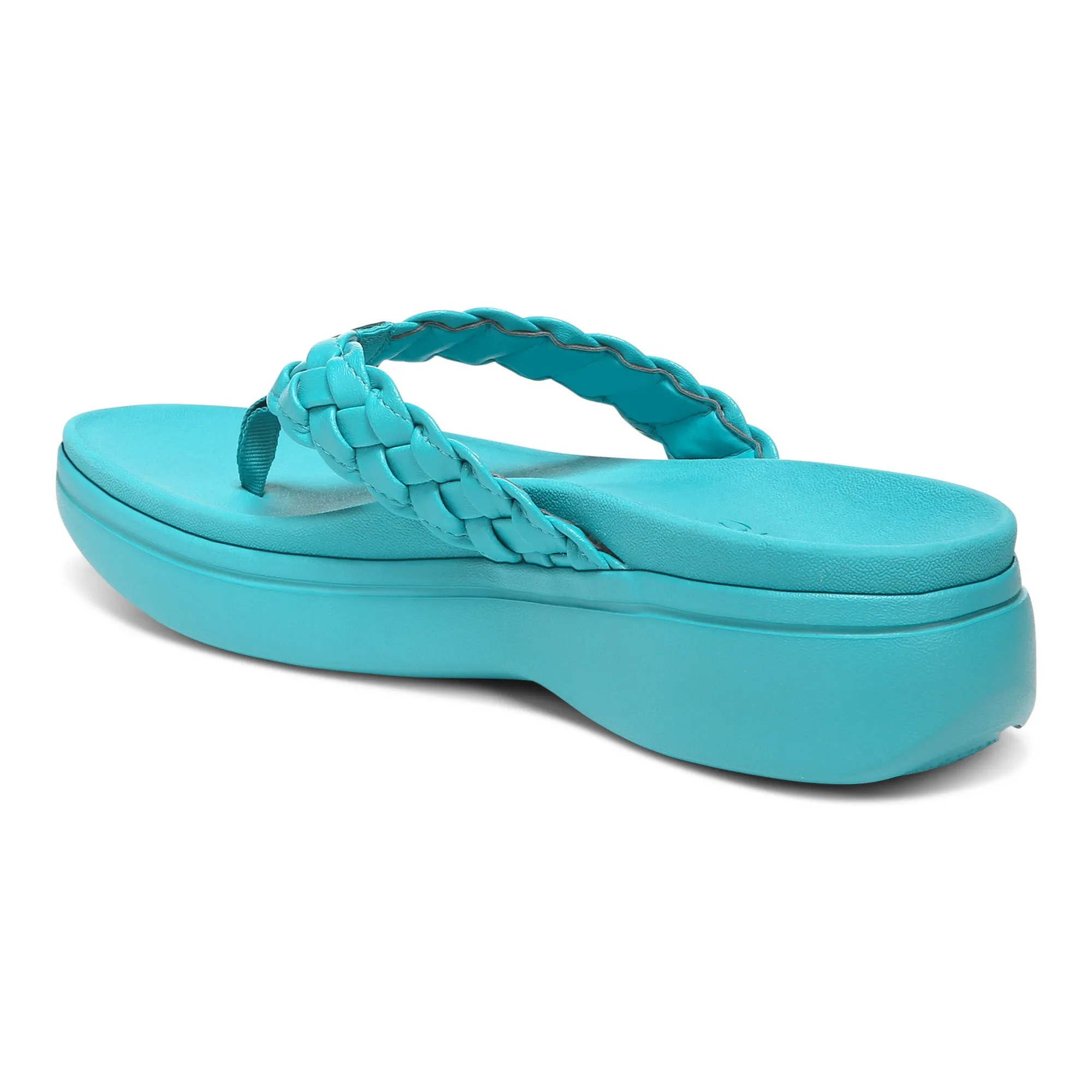 Kenji Platform Sandal - Lake Blue LAST ONE SIZE 8