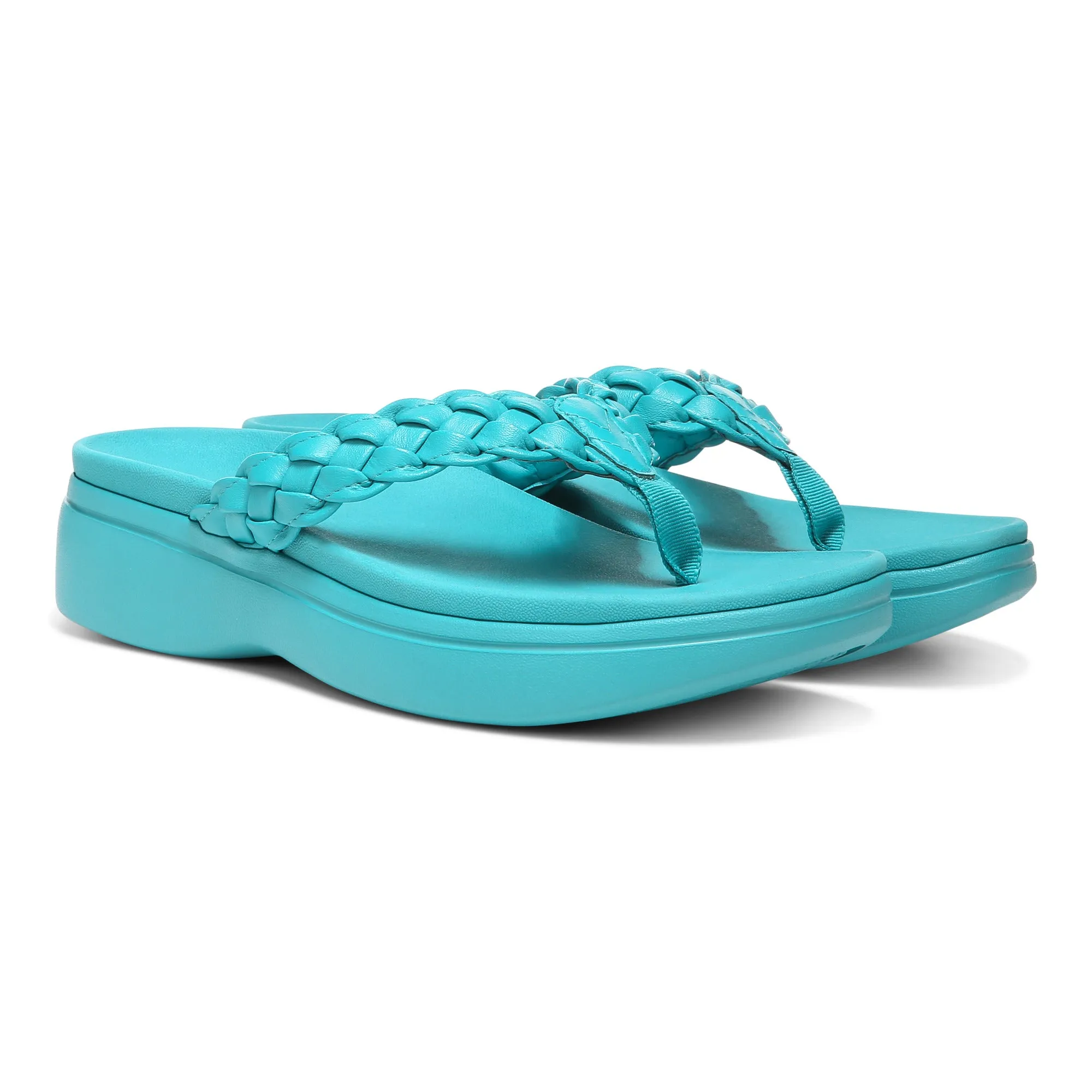Kenji Platform Sandal - Lake Blue LAST ONE SIZE 8