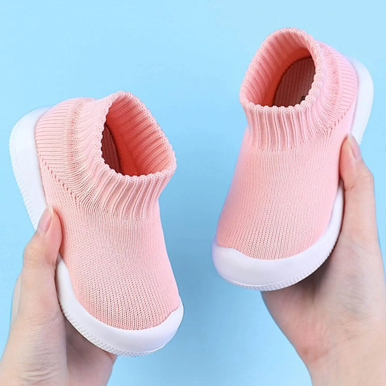 Kids Sock Shoes Fashion Sneakers Boys Girls Shoes Toddlers Walking Shoes Soft Sports Shoes Breathable Casual Shoes