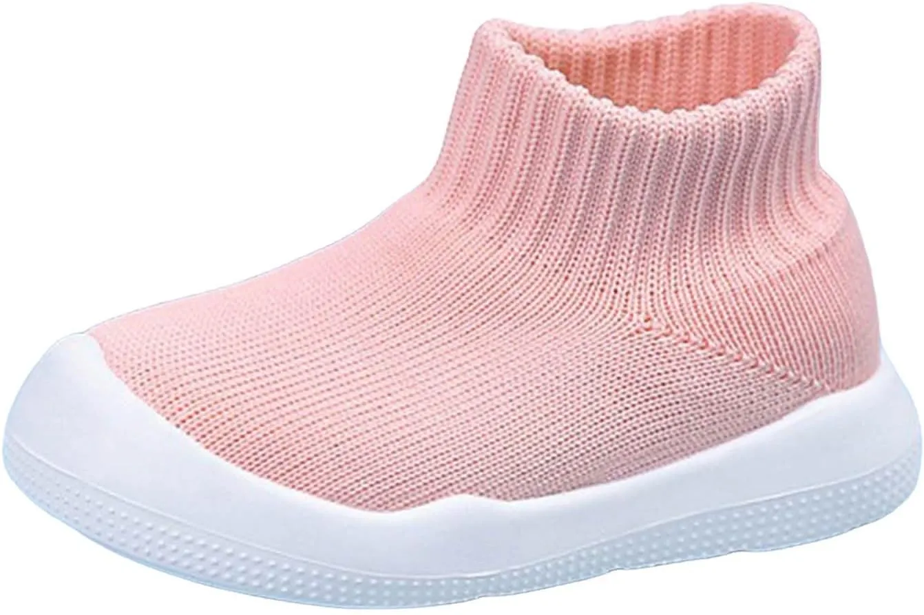 Kids Sock Shoes Fashion Sneakers Boys Girls Shoes Toddlers Walking Shoes Soft Sports Shoes Breathable Casual Shoes
