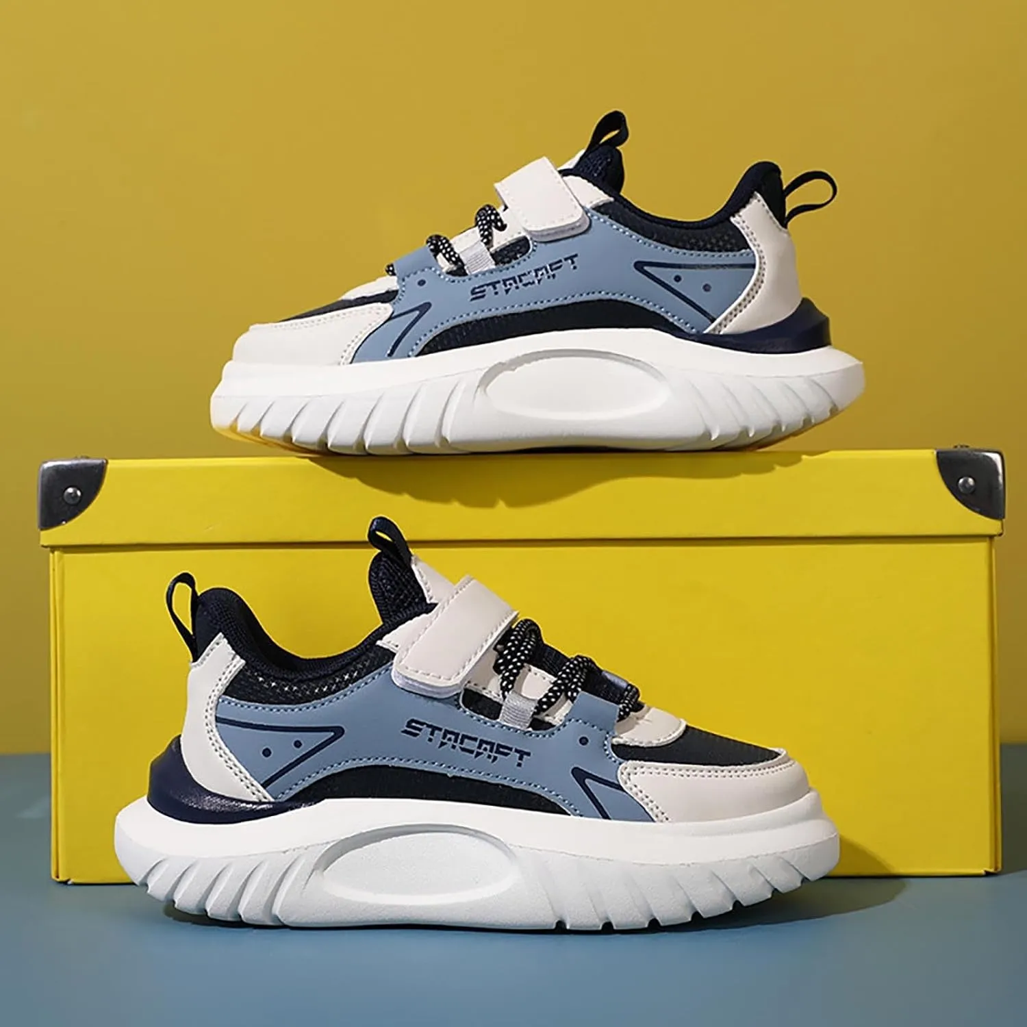 Kids??Breathable Hiking Sneakers Toddler Boys Girls Athletic Casual Running Lace-Up Breathable School Trainers Shoes