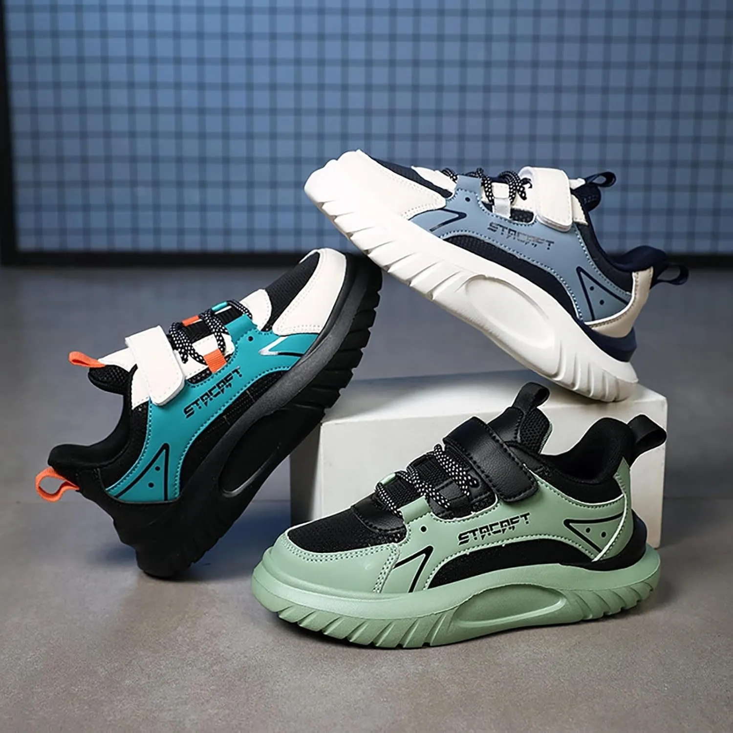 Kids??Breathable Hiking Sneakers Toddler Boys Girls Athletic Casual Running Lace-Up Breathable School Trainers Shoes