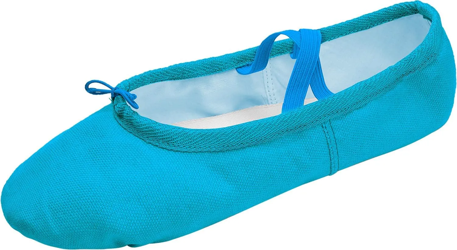 L-RUN Girls Ballet Shoes Soft Womens Dance Shoes Canvas Ballet Slipper for Daily Wear Yoga Shoe Flat