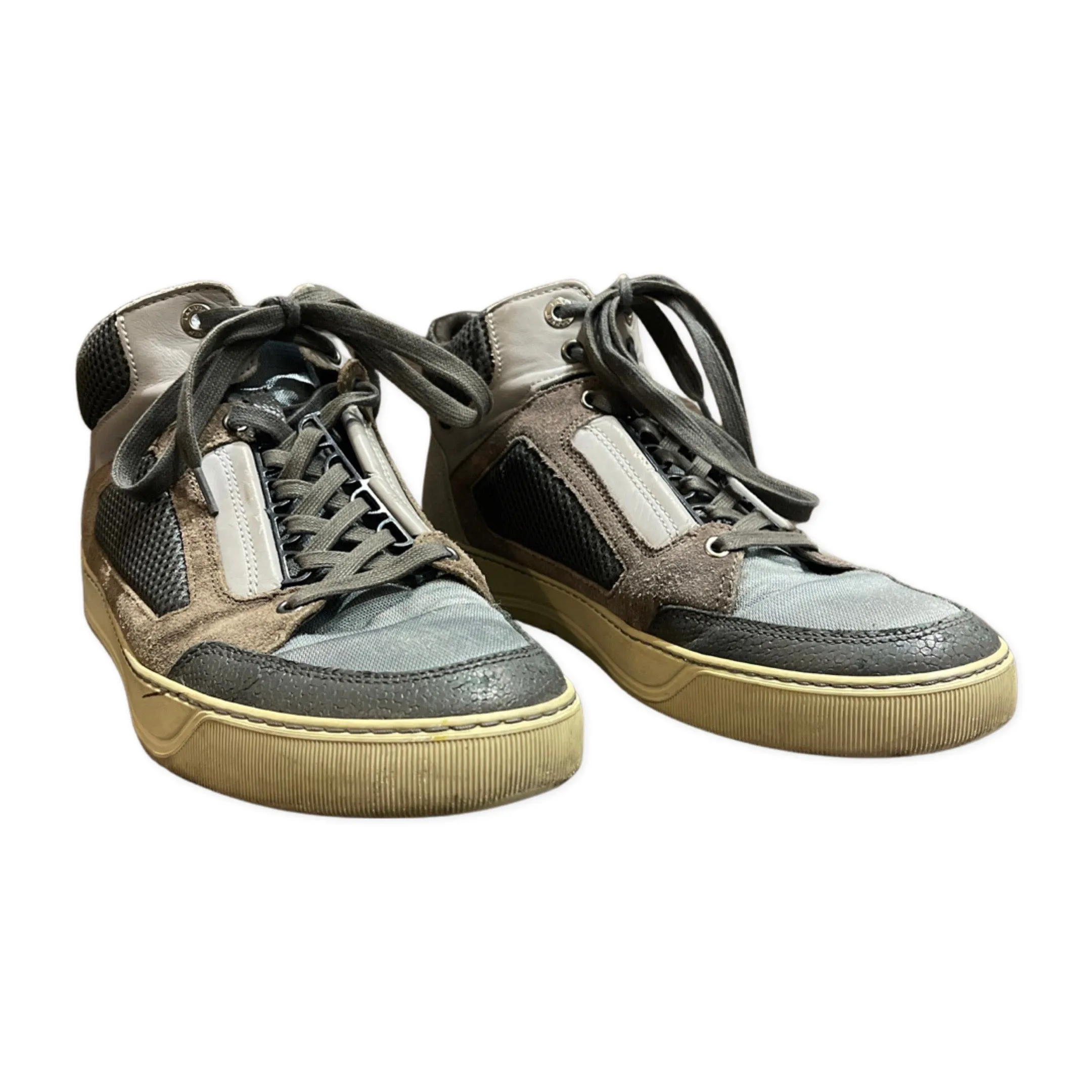 Lanvin blue ankle trainers