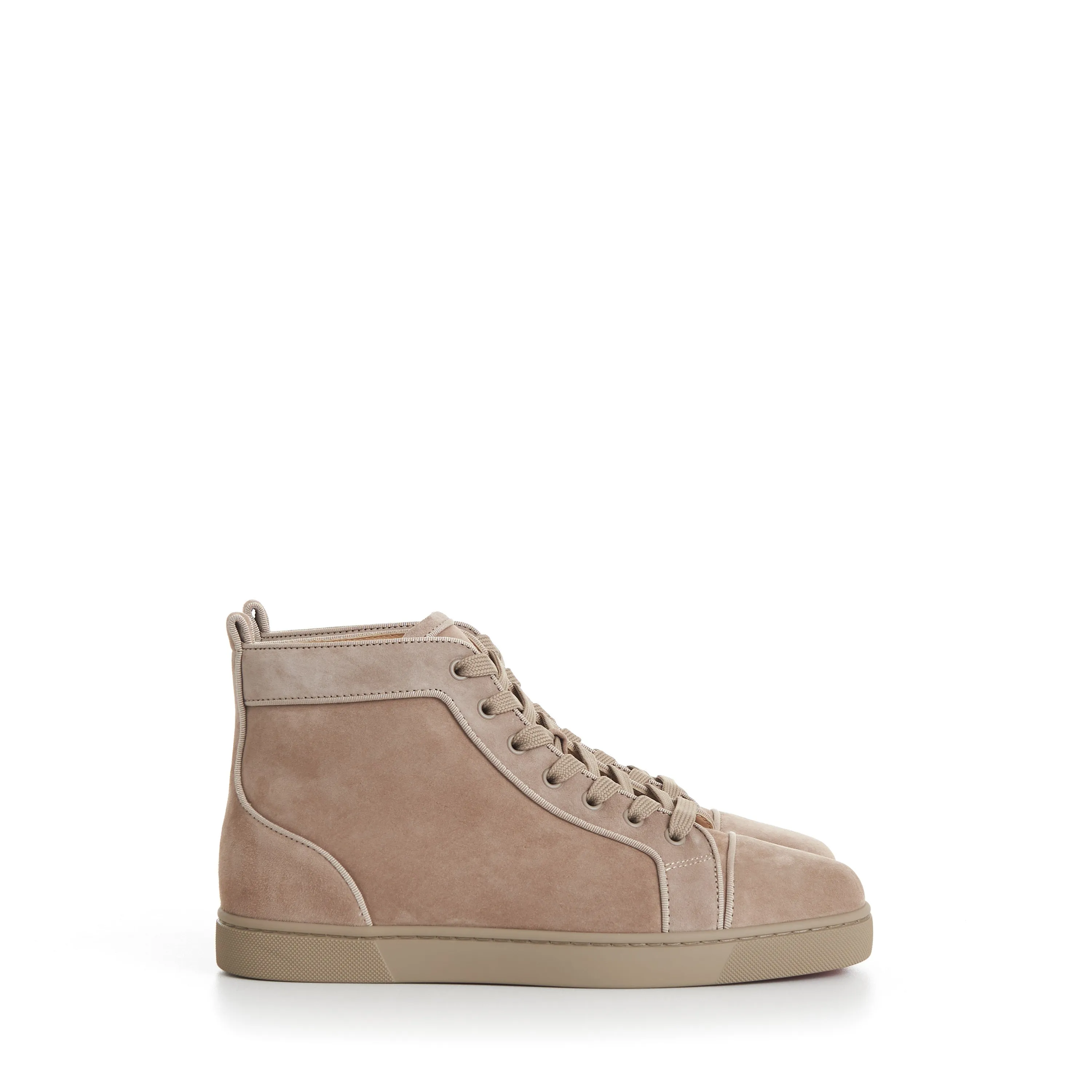 Louis High Top Sneakers - Suede, Saharienne Beige