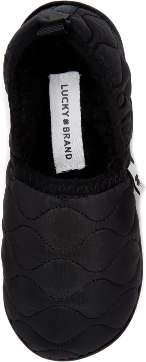 Lucky Brand Boy's Quilted A-line Slippers ?C Warm, Stylish, and Comfortable Footwear for Kids
