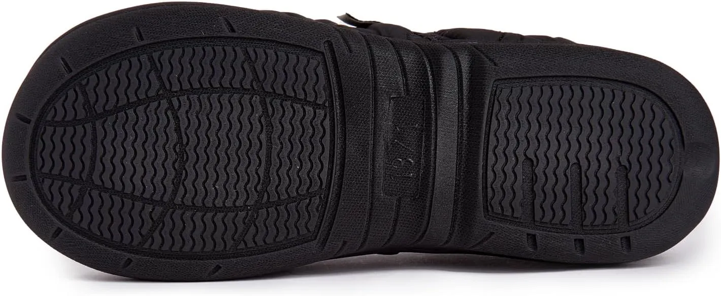 Lucky Brand Boy's Quilted A-line Slippers ?C Warm, Stylish, and Comfortable Footwear for Kids