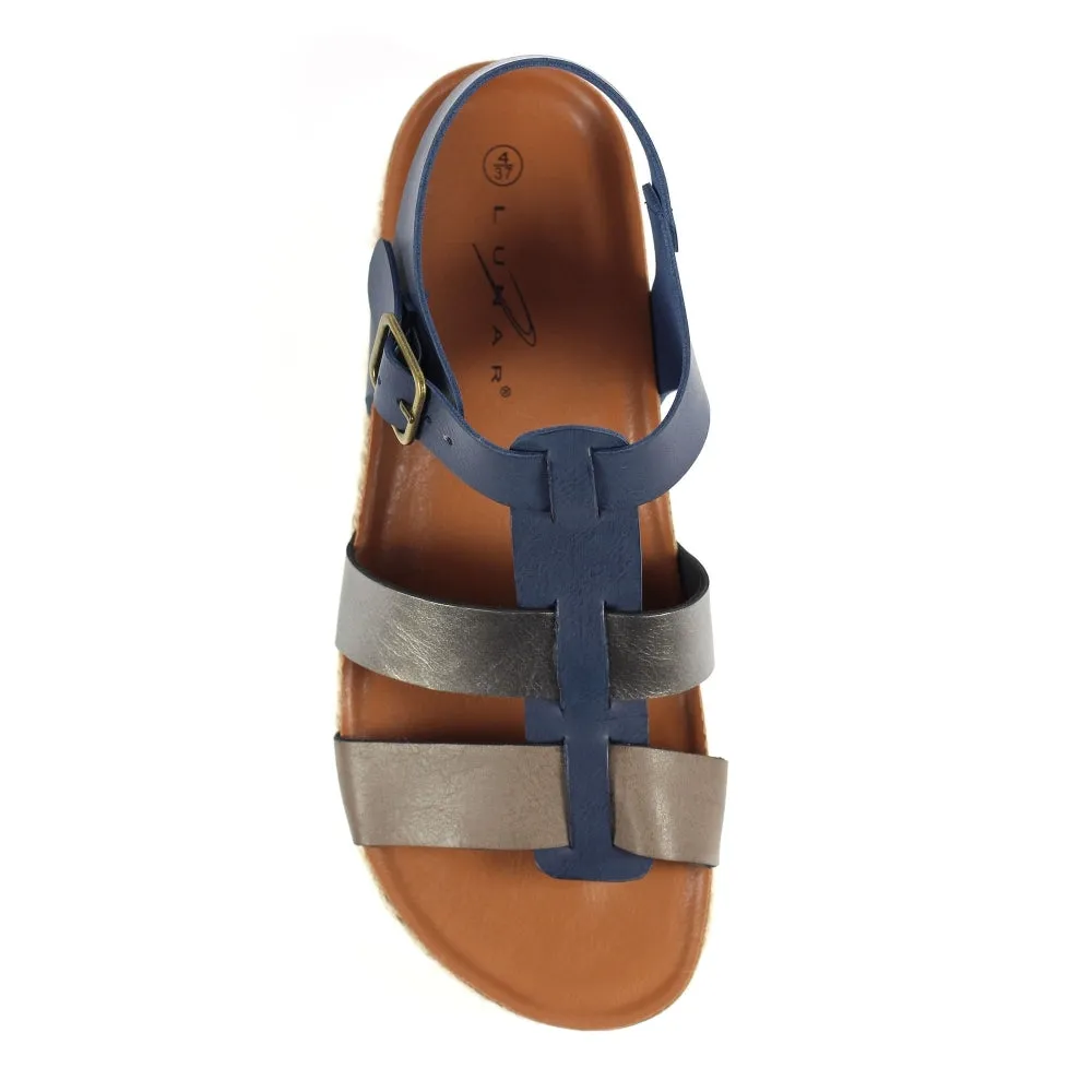 Lunar Rage II Strappy Sandal JLH430 BL Navy Blue