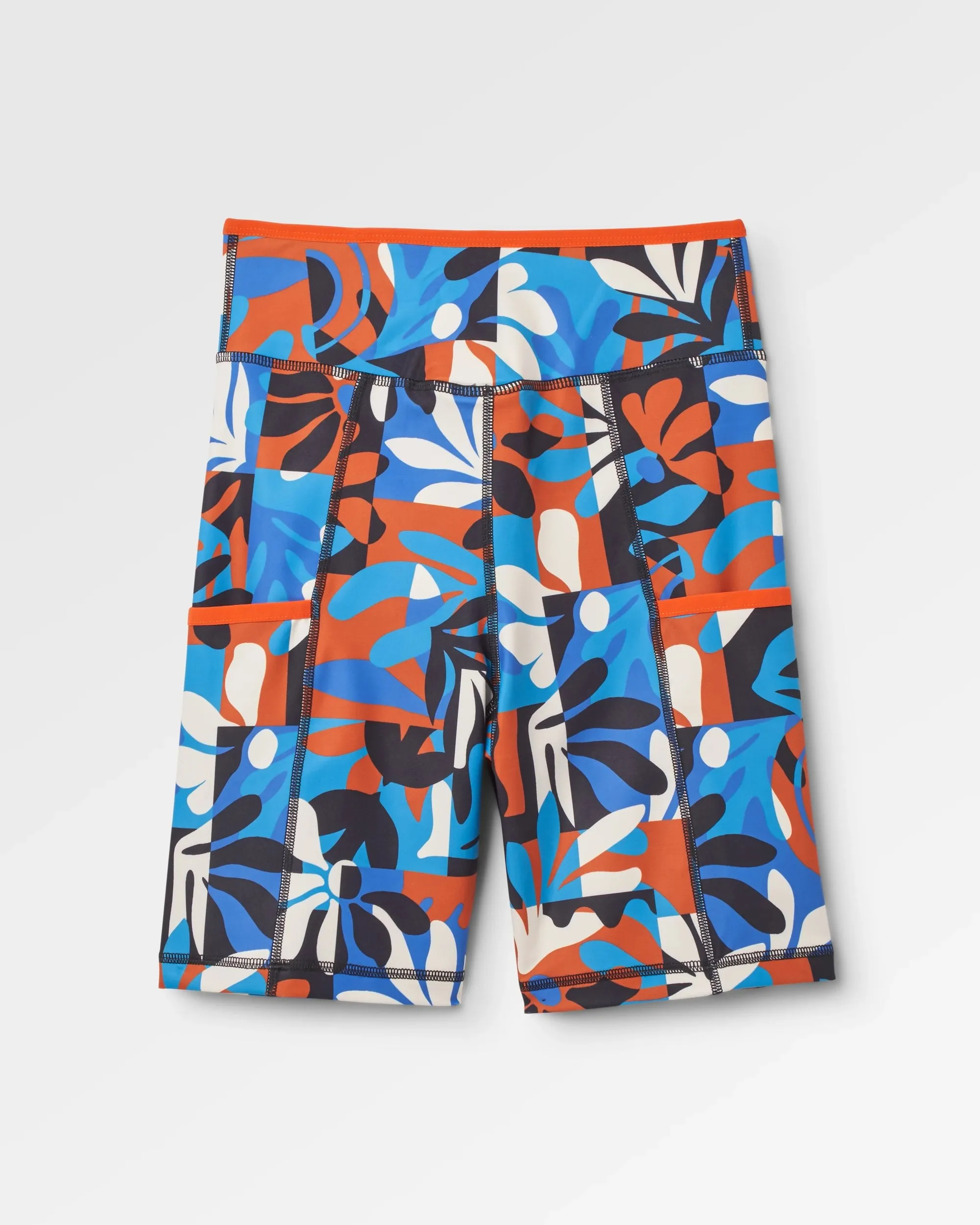 Mantra Recycled Active Short - Mountain Foliage Blue