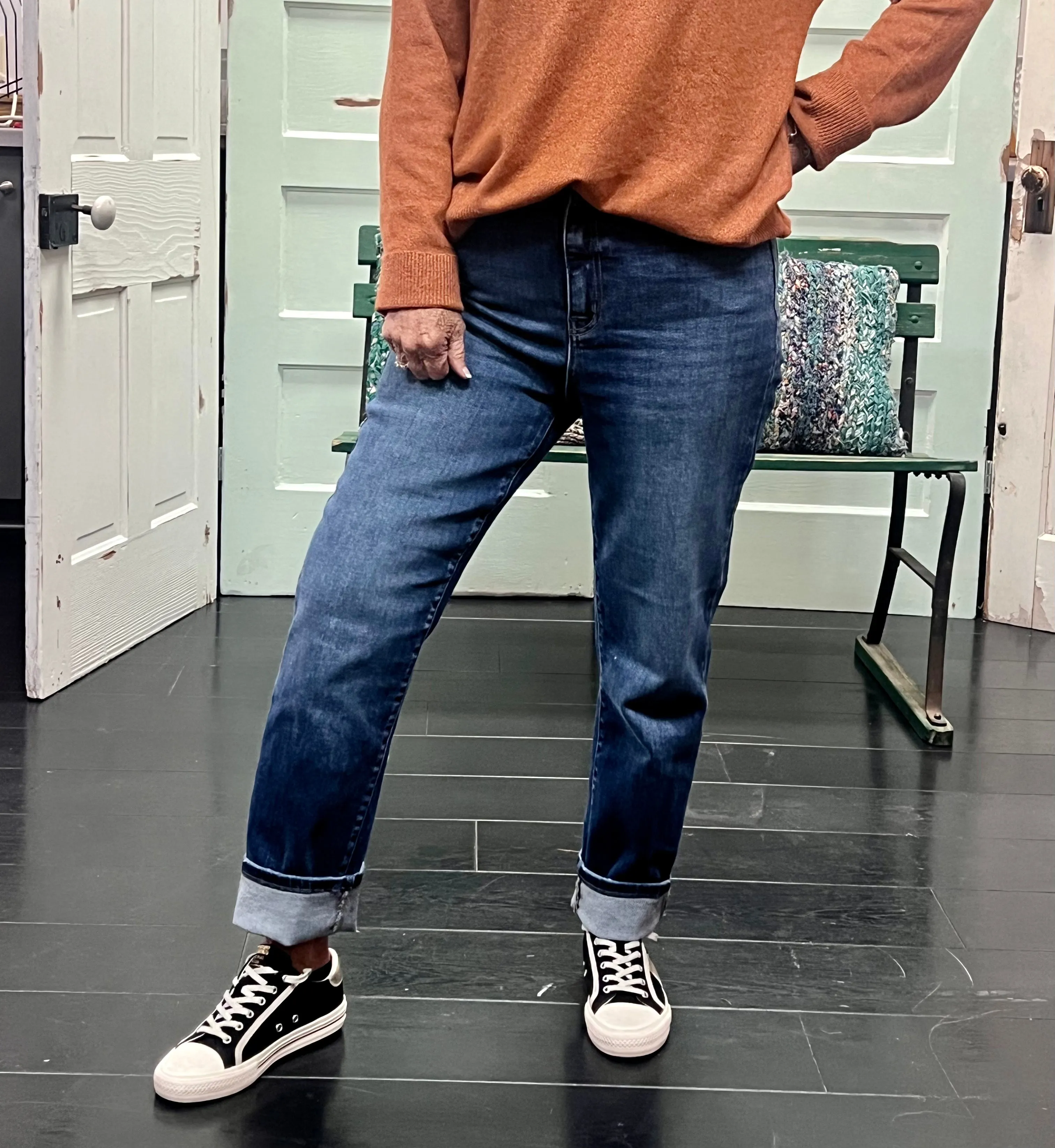 Mason High Rise Straight Jeans