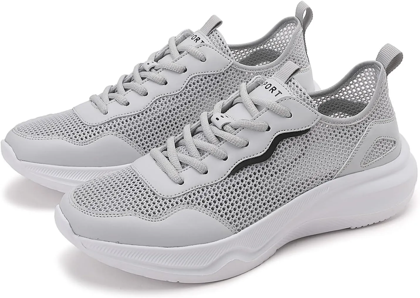 Mens Everyday Sneakers Men Sports Shoes Fashionable New Pattern Mesh Breathable Comfortable Lightweight Outdoor Casual