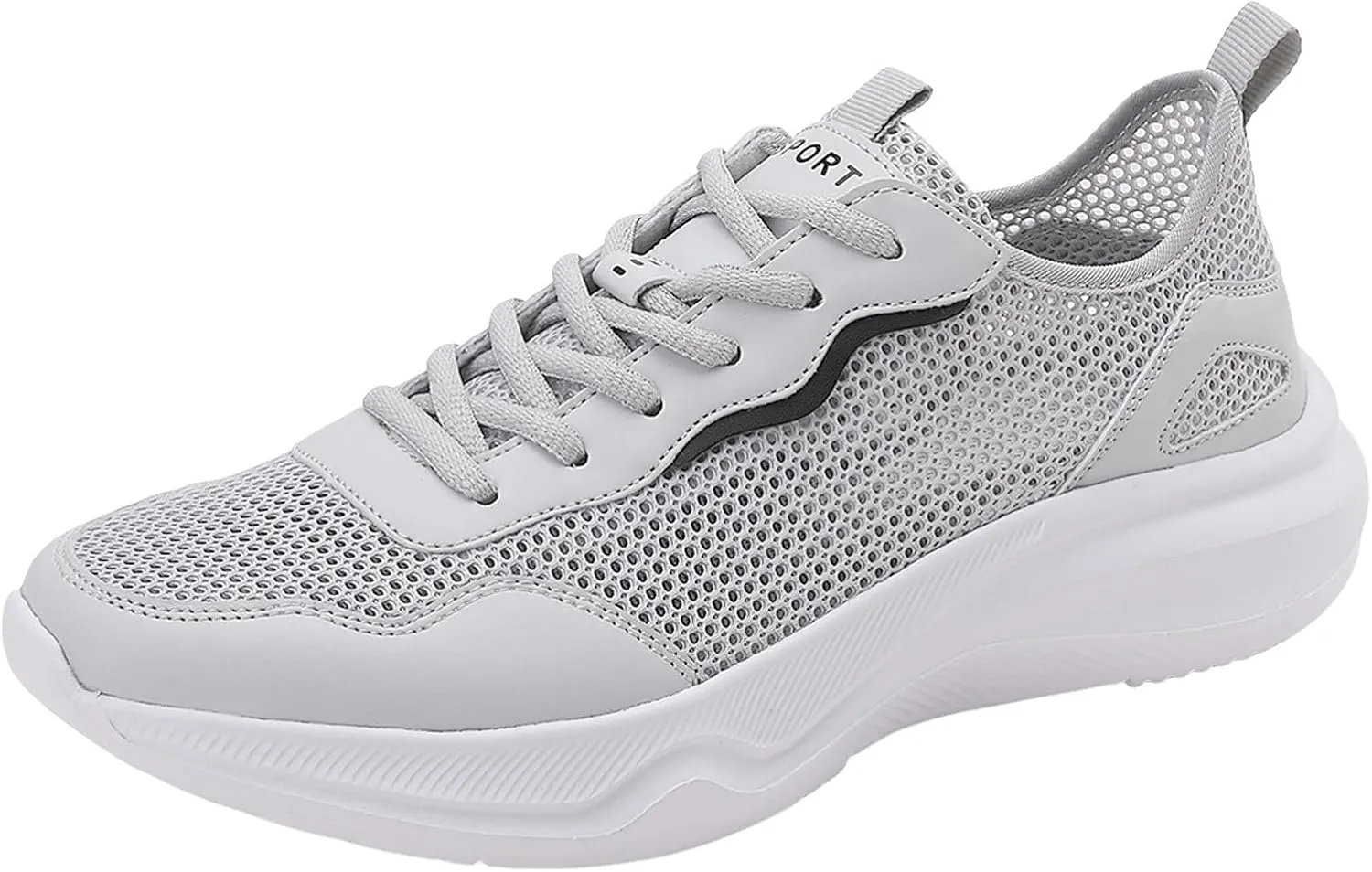 Mens Everyday Sneakers Men Sports Shoes Fashionable New Pattern Mesh Breathable Comfortable Lightweight Outdoor Casual