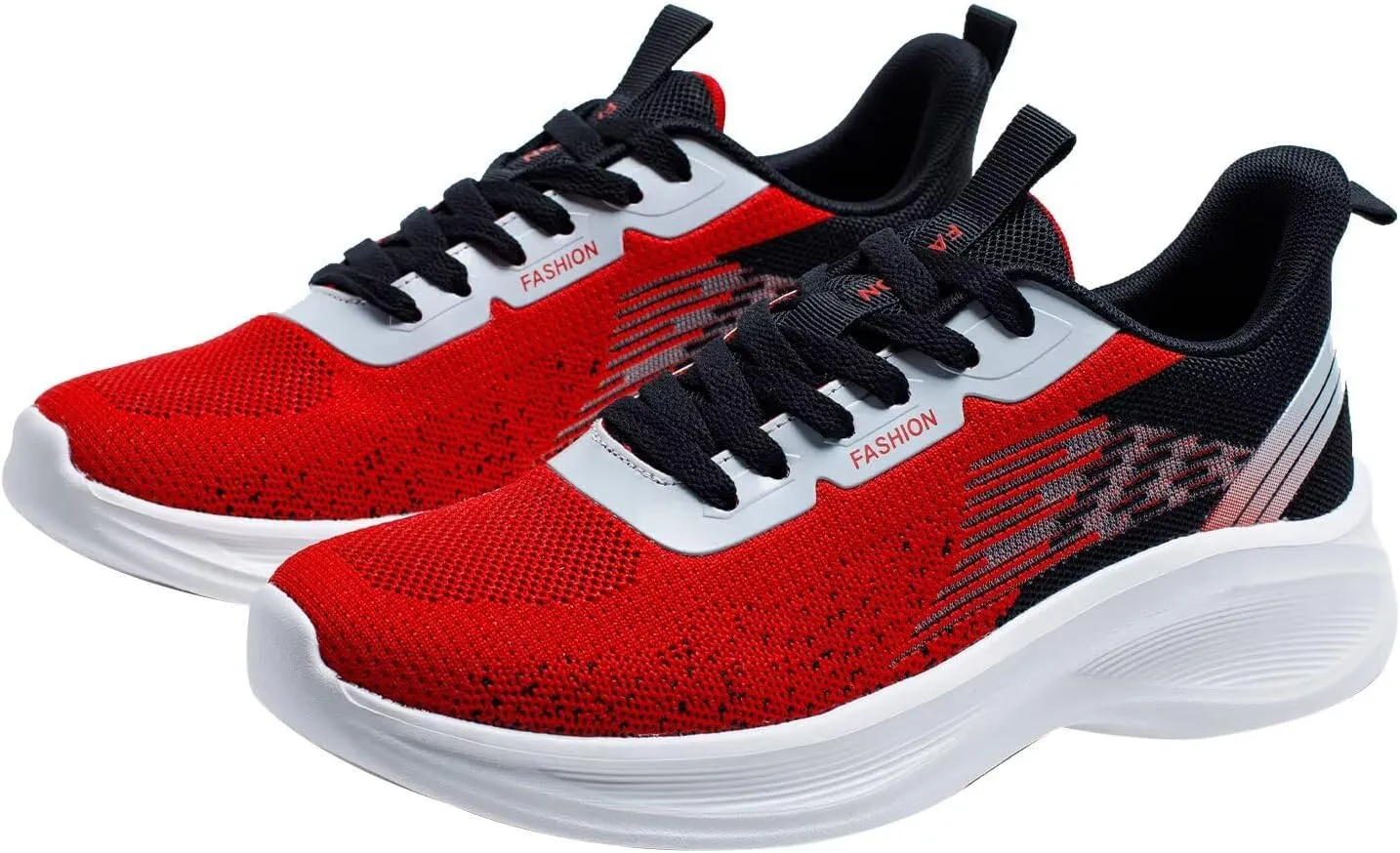 Men's Lightweight Running Shoes Breathable Athletic Sneakers for Gym Training & Trail Running - Non-Slip Rubber Outsole with Shock Absorption