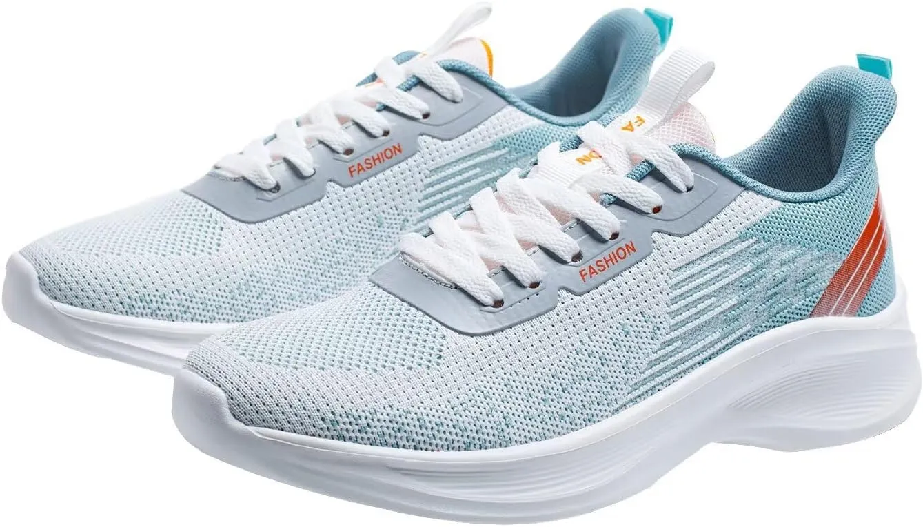 Men's Lightweight Running Shoes Breathable Athletic Sneakers for Gym Training & Trail Running - Non-Slip Rubber Outsole with Shock Absorption