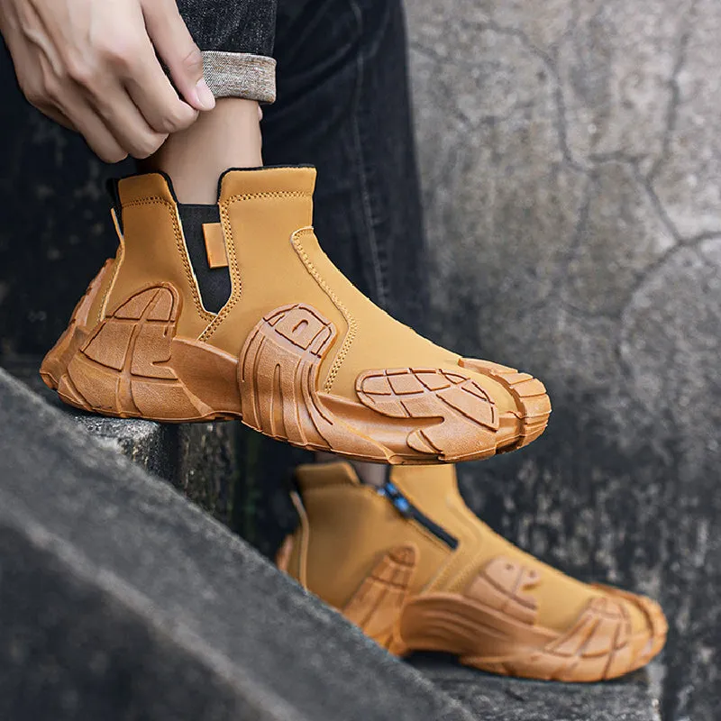 Men's Rugged High-Top Utility Fashion Shoes