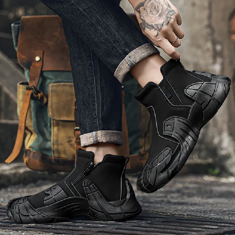 Men's Rugged High-Top Utility Fashion Shoes
