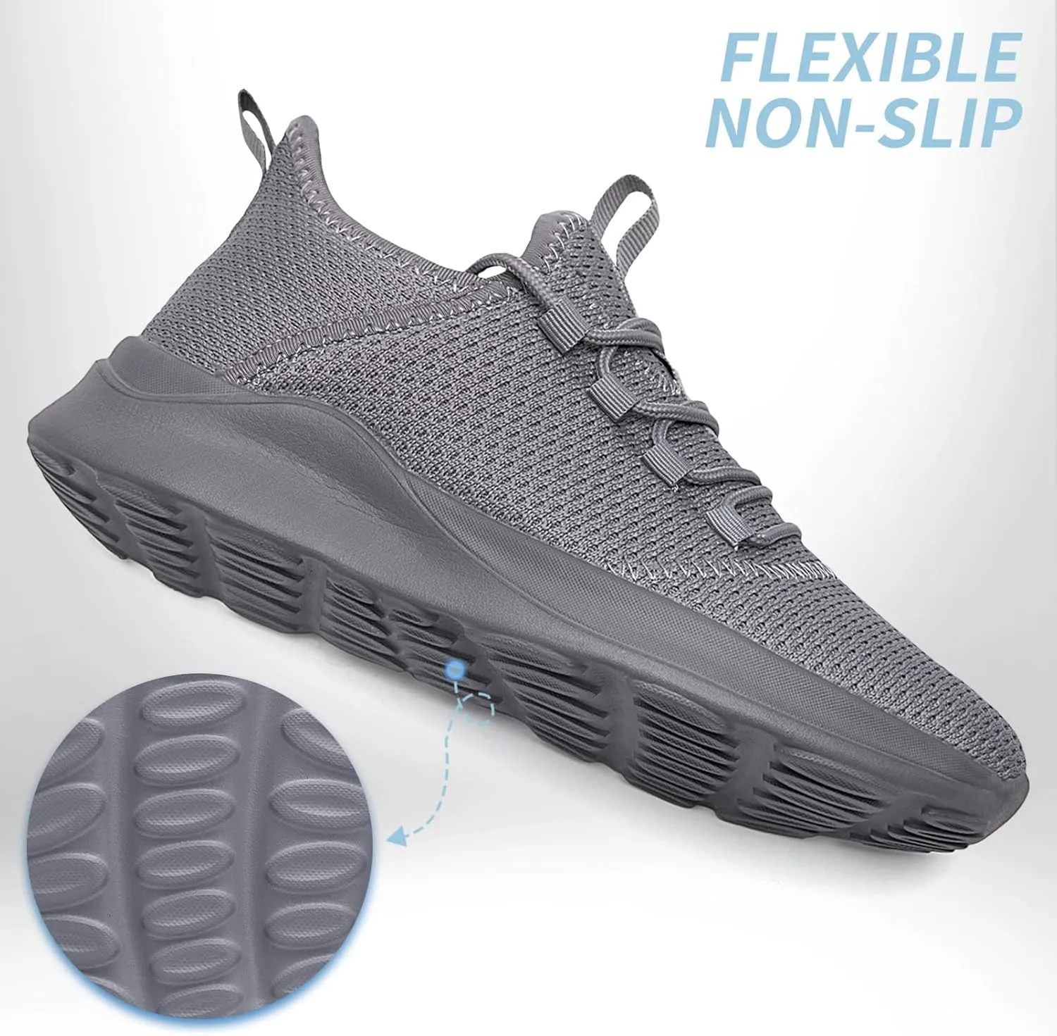 Mens Tennis Gym Shoes Lightweight Breathable Running Workout Shoes Non-Slip Fashion for Walking Work Travel