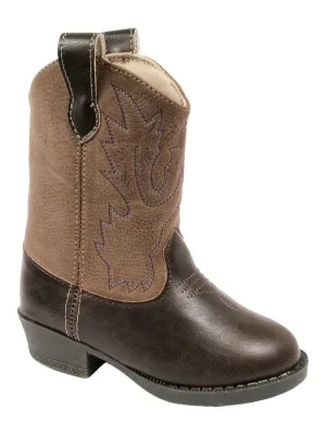 Miller Brown Cowboy Boot - Hard Sole