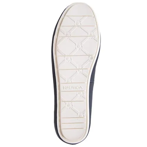 Nautica Women’s Slip-on Loafer Fashion Shoe Casual Flat -beckington-Navy Perf-9