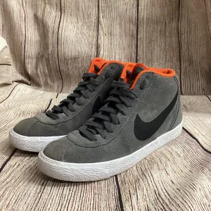 Nike Grey Suede Baseball Trainers Size 7