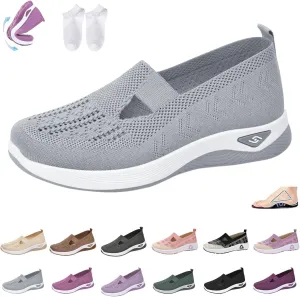 Orthowalkway Womens Shoes,Women's Walking Shoes Slip On Orthopedic Shoes Diabetic Shoes for Women Non Slip Work Shoes