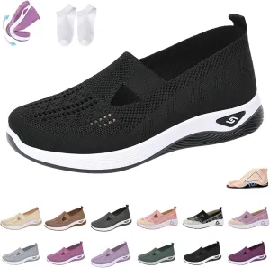 Orthowalkway Womens Shoes,Women's Walking Shoes Slip On Orthopedic Shoes Diabetic Shoes for Women Non Slip Work Shoes