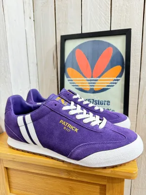 Patrick Rio Suede Trainers - Purple - LIMITED EDITION COLOUR