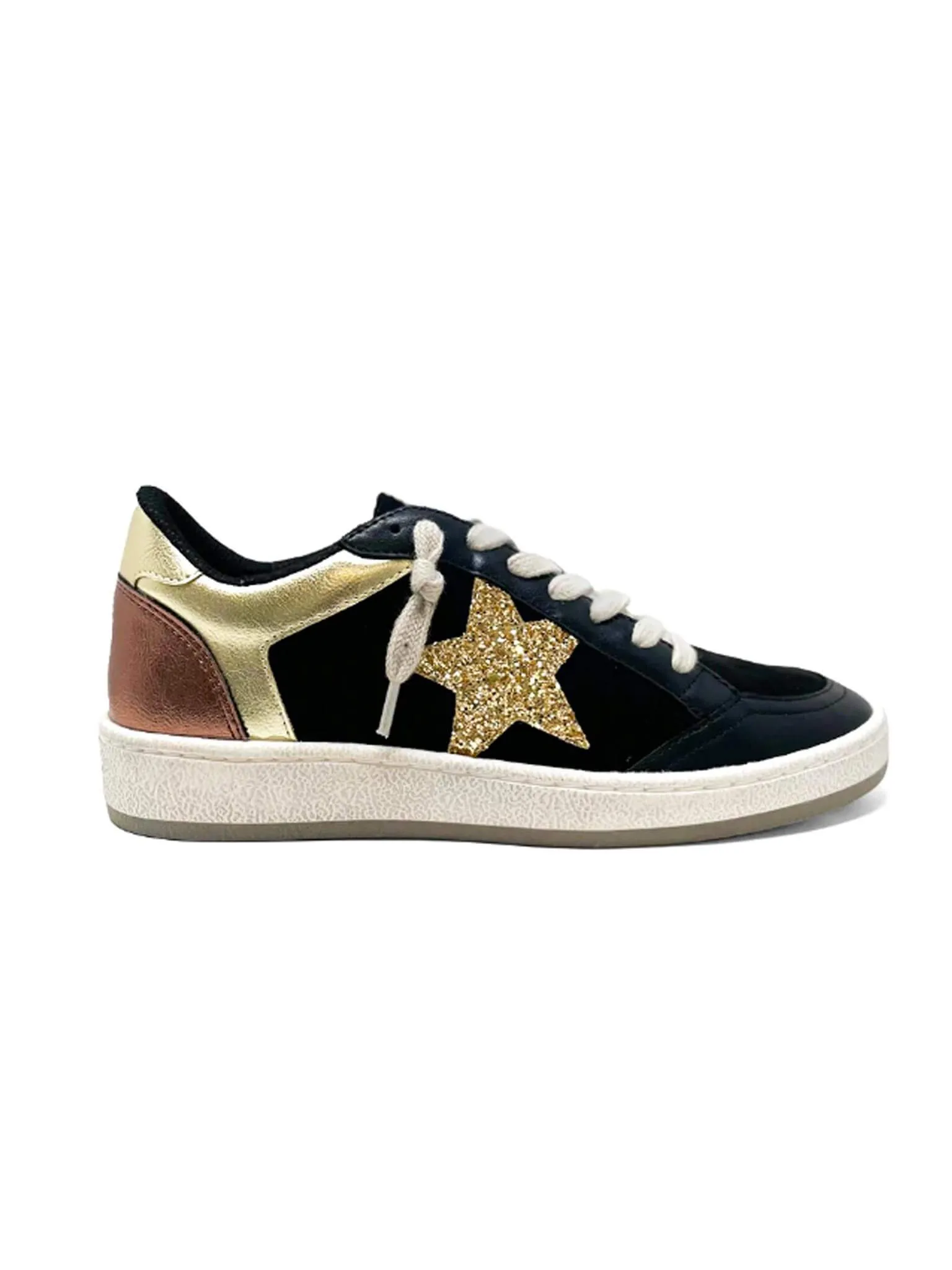 Paz Black Suede Sneaker