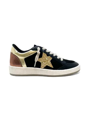 Paz Black Suede Sneaker